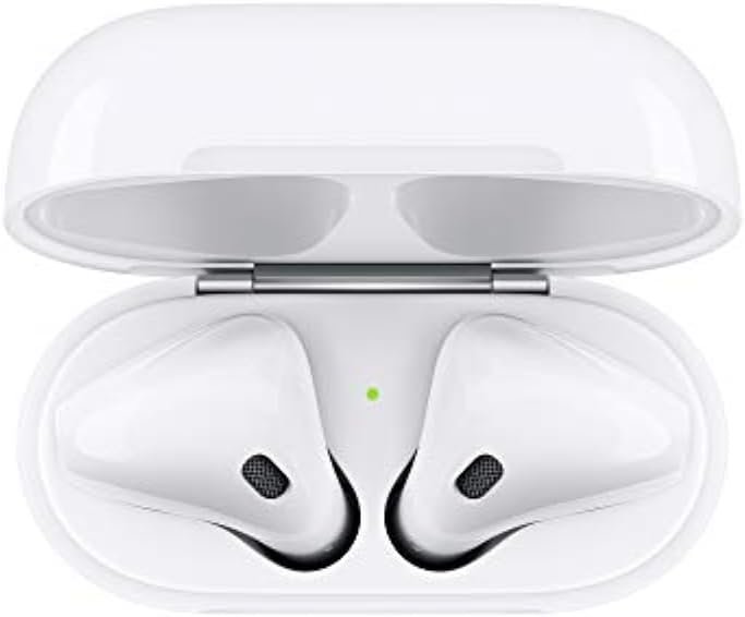 Apple AirPods Wireless Ear Buds, Bluetooth Headphones with Lightning Charging Case Included, Over 24 Hours of Battery Life, Effortless Setup for iPhone 6 Apple AirPods Wireless Ear Buds, Bluetooth Headphones with Lightning Charging Case Included, Over 24 Hours of Battery Life, Effortless Setup for iPhone
