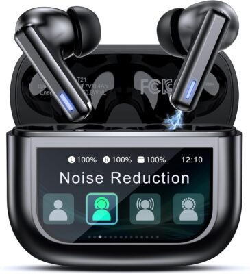 All-Day Wireless Audio: Touch-Controlled Noise Cancelling Earbuds with Deep Bass and IPX7 Waterproofing 1 All-Day Wireless Audio: Touch-Controlled Noise Cancelling Earbuds with Deep Bass and IPX7 Waterproofing