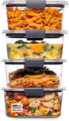Leak-Proof Food Storage Set: Perfect for Meal Prep and Leftovers 1 Leak-Proof Food Storage Set: Perfect for Meal Prep and Leftovers