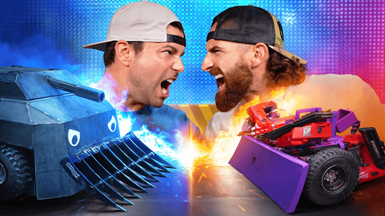MarkRober-Mark Rober vs Dude Perfect- Ultimate Robot Battle