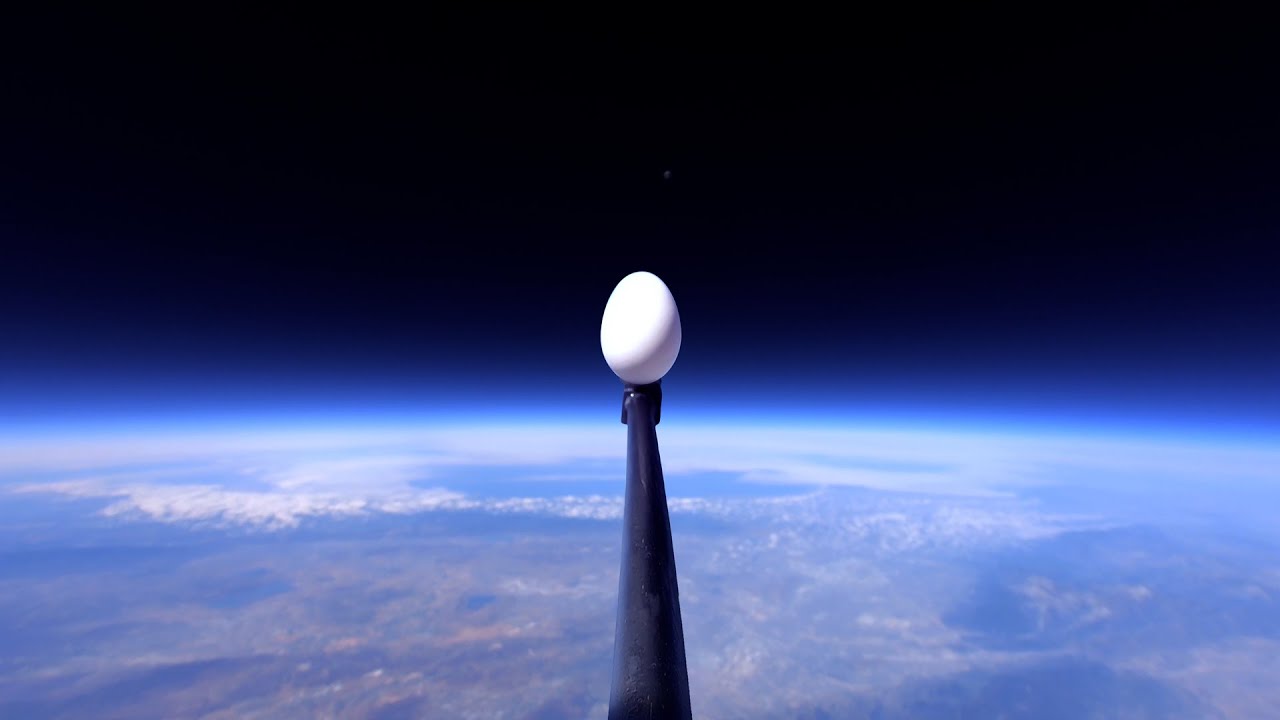 MarkRober-Egg Drop From Space