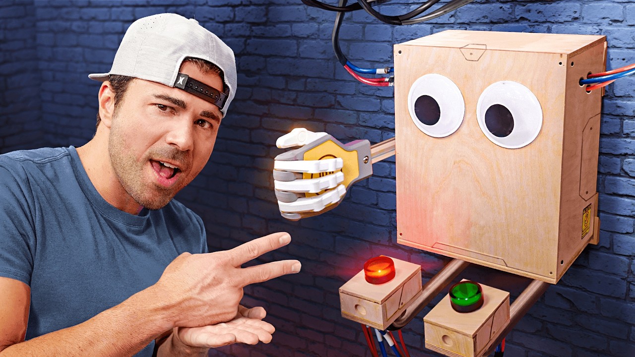 MarkRober-My Rock, Paper, Scissors Robot Never Loses (+9 Other Inventions)