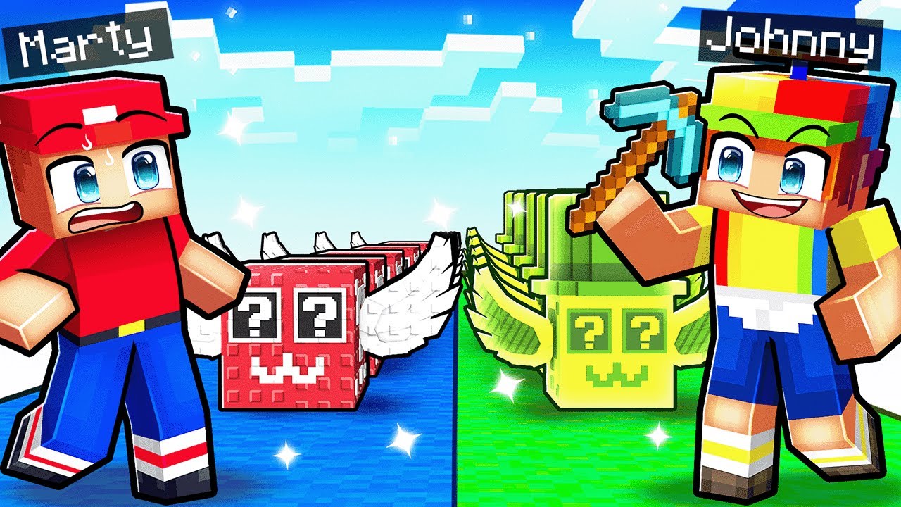 Marques Brownlee-Playing a RADIOACTIVE BRAINROT LUCKY BLOCK RACE In Minecraft!