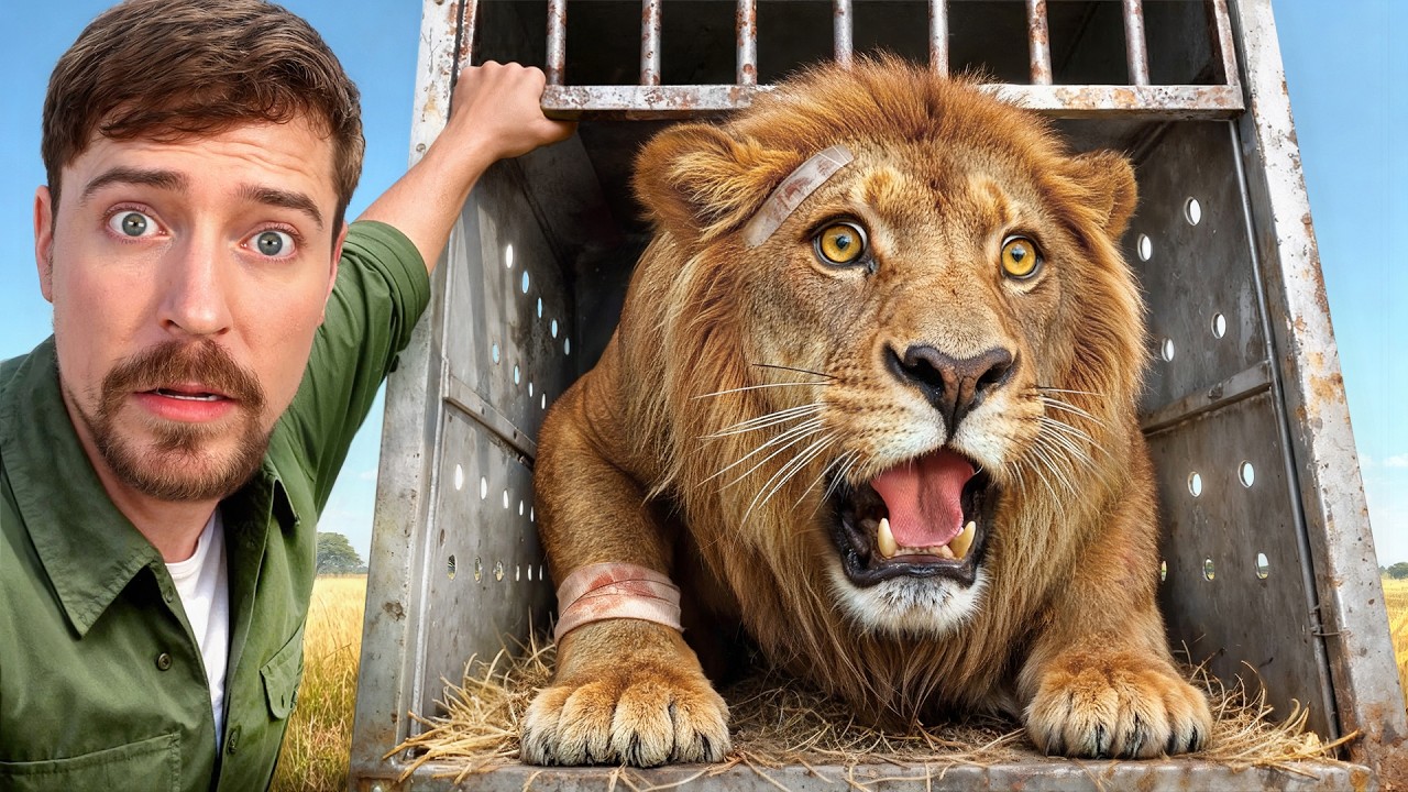 Mr Beast 🐘 I Saved 1,000 Animals From Dying