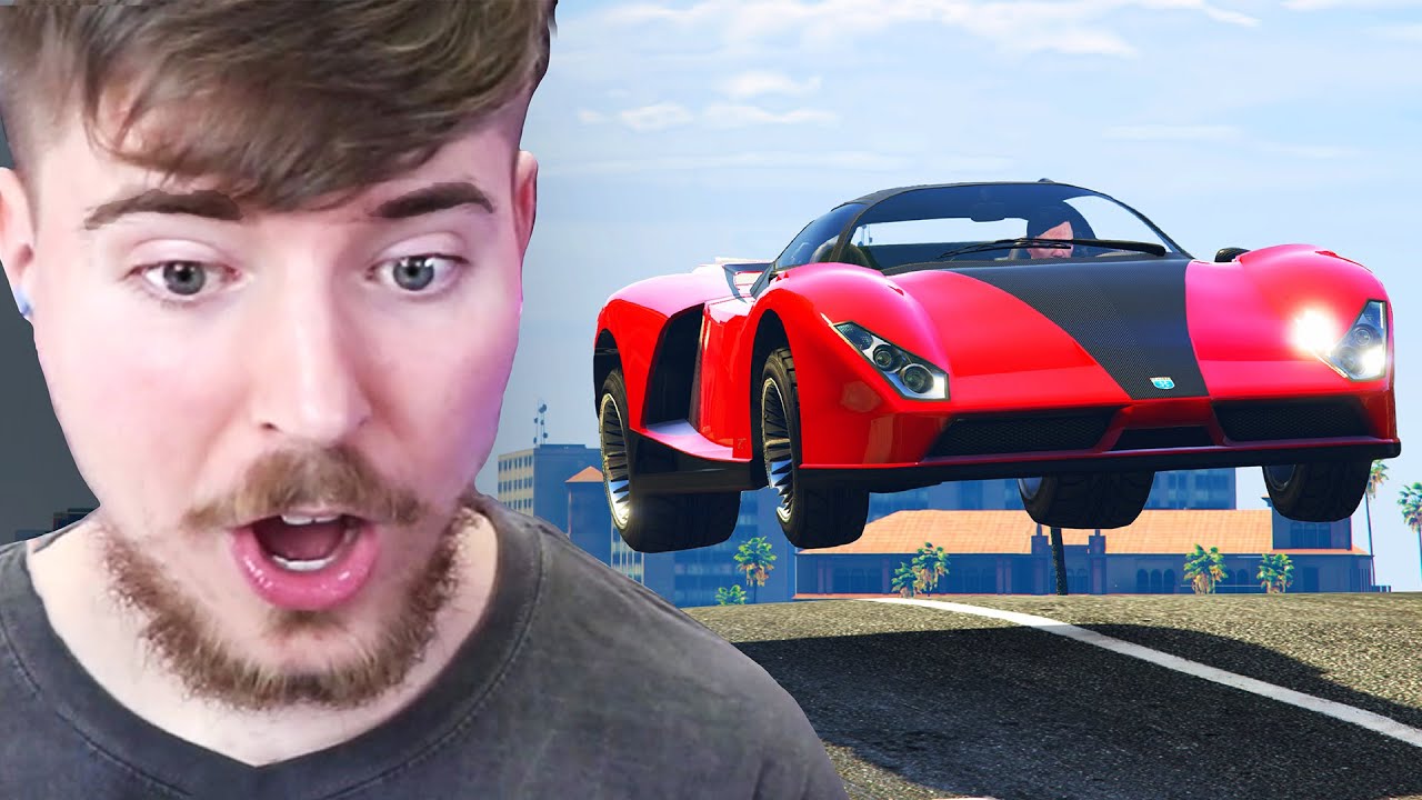 MrBeast Gaming🐍1 vs 10 Hunters in GTA!