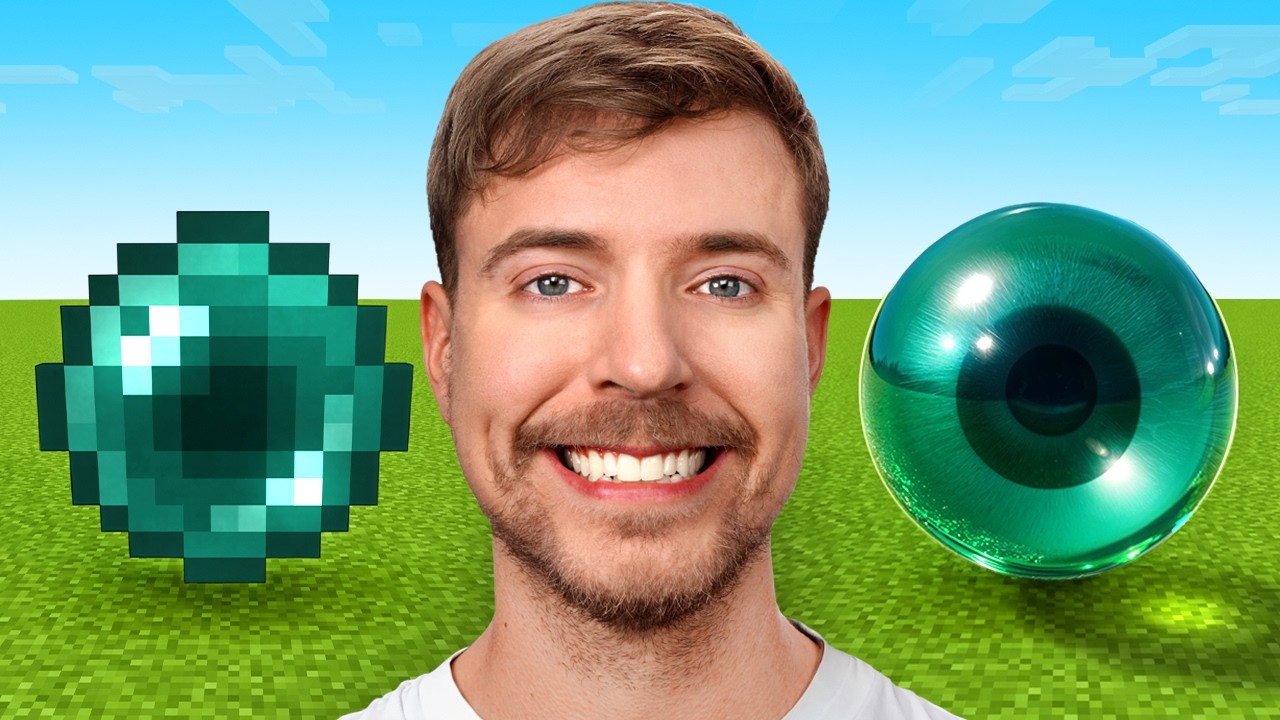 MrBeast Gaming🐍Minecraft with Ultra Realistic Graphics!