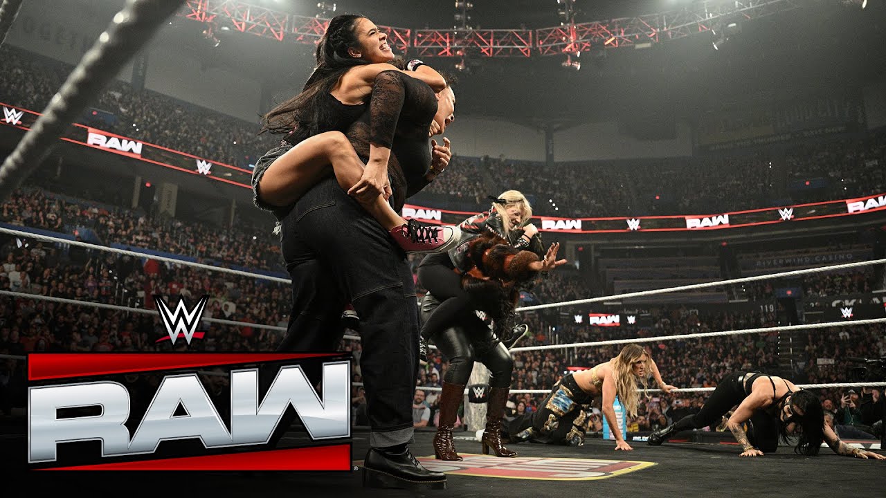 www2 🐽AJ Lee, Rhea Ripley and company ignite brawl with WarGames opponents: Raw highlights, Nov. 24, 2025